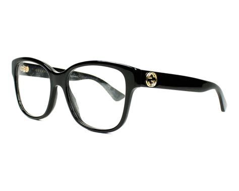 gucci womens black eyeglasses|black Gucci glasses women.